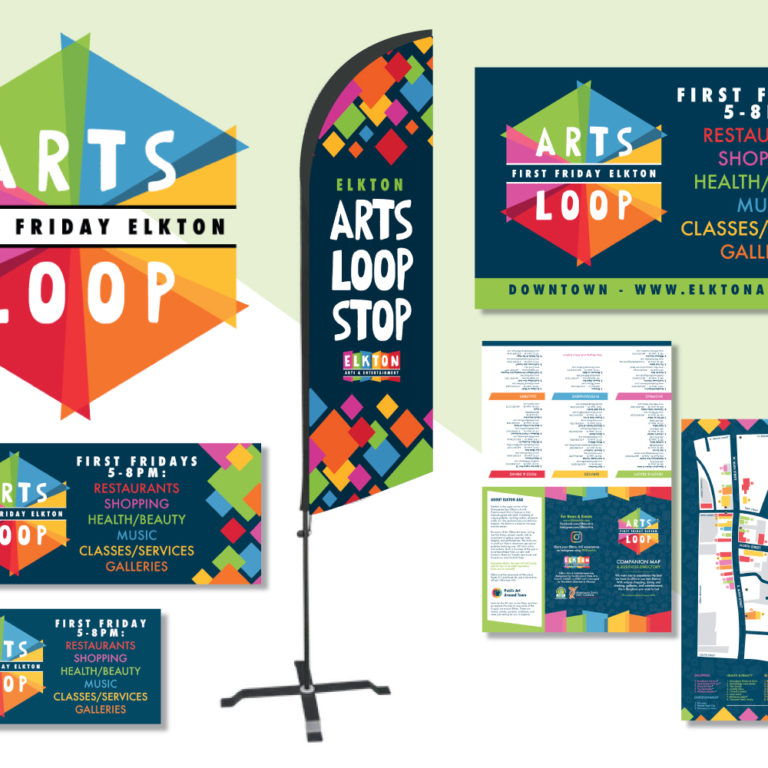 Portfolio: Elkton Arts & Entertainment - Grunge Muffin Designs