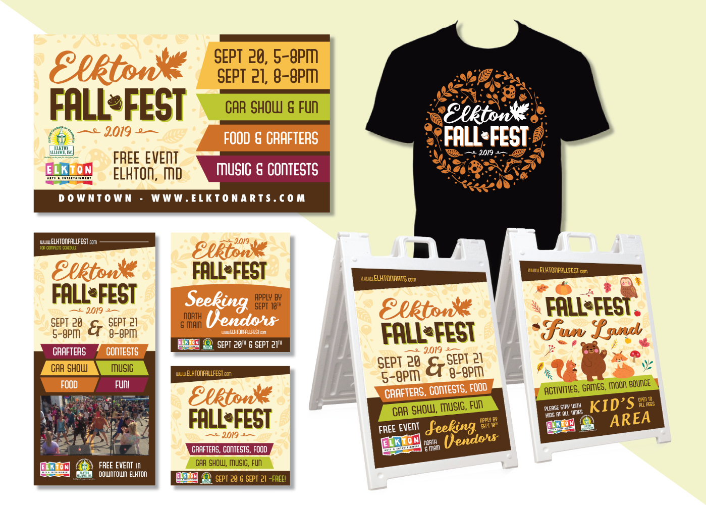Portfolio: Elkton Fall Fest - Grunge Muffin Designs