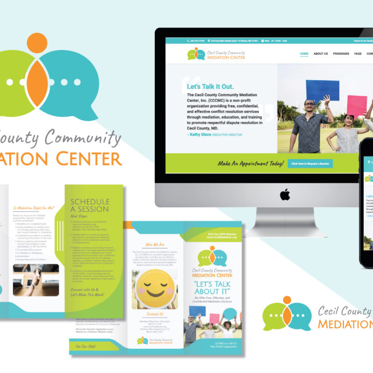 Portfolio: Cecil County Community Mediation Center - Grunge Muffin Designs