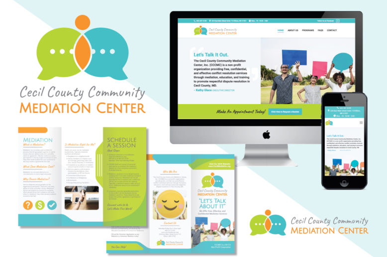 Portfolio: Cecil County Community Mediation Center - Grunge Muffin Designs