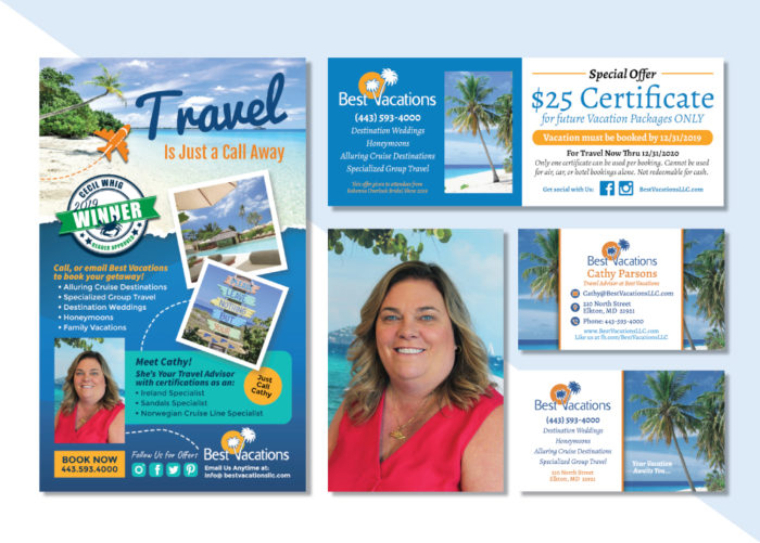 Portfolio: Best Vacations - Grunge Muffin Designs