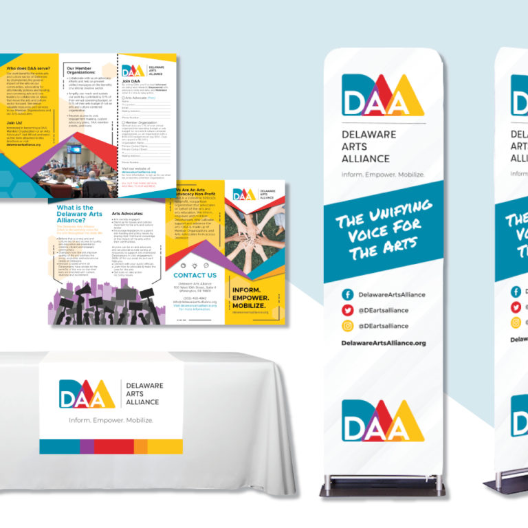 Portfolio: Delaware Arts Alliance - Grunge Muffin Designs