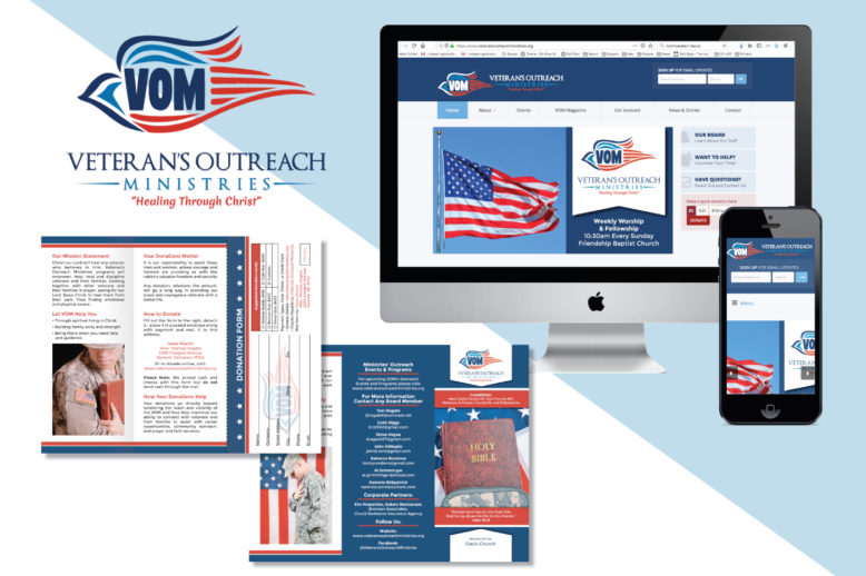 Portfolio: Veteran's Outreach Ministries - Grunge Muffin Designs