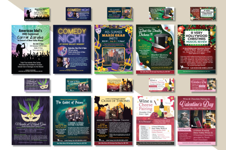 Portfolio: Dove Valley Winery - Grunge Muffin Designs