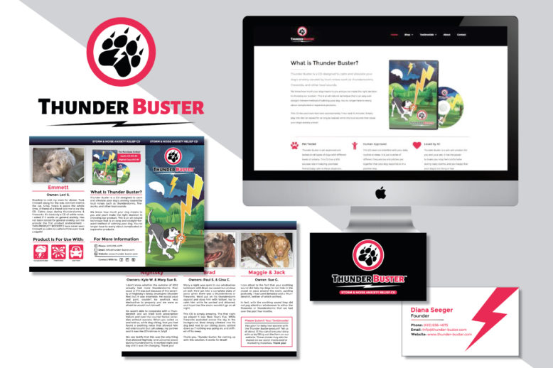 Portfolio: Thunder Buster - Grunge Muffin Designs