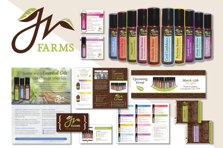 Portfolio: JV Farms - Grunge Muffin Designs