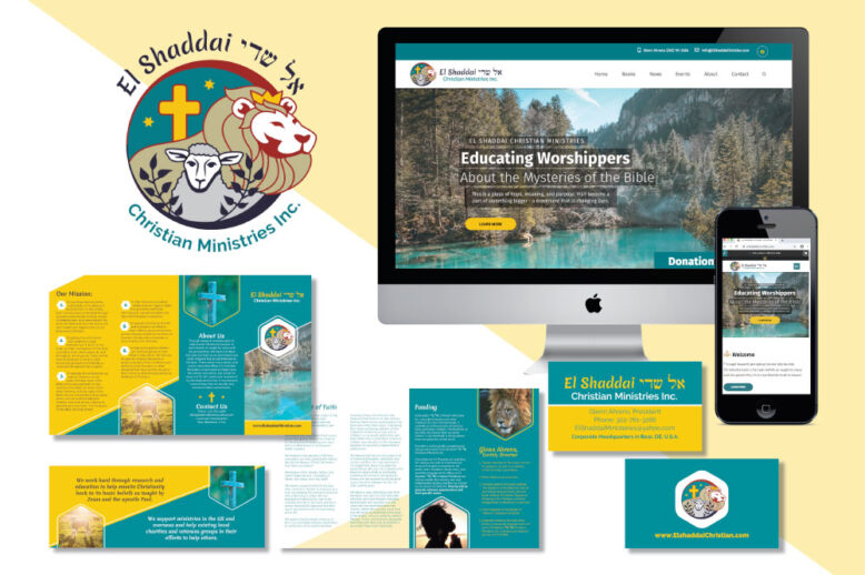 Portfolio: El Shaddai Christian Ministries - Grunge Muffin Designs