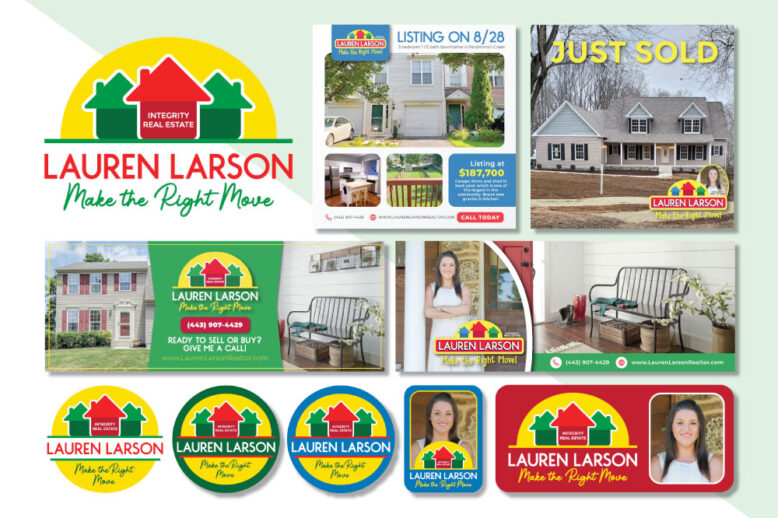 Portfolio: Lauren Larson, Realtor - Grunge Muffin Designs
